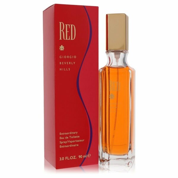 RED by Giorgio Beverly Hills Eau De Toilette Spray 3 oz (Women)