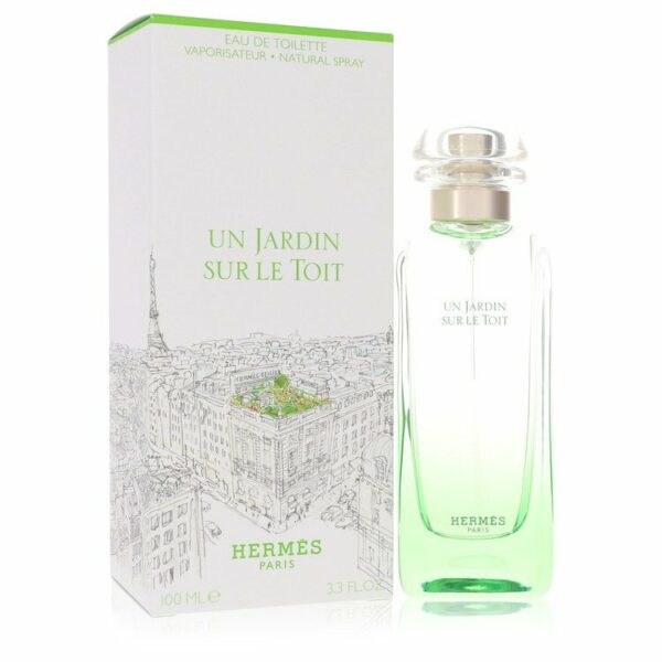 Un Jardin Sur Le Toit by Hermes Eau De Toilette Spray 3.3 oz (Women)