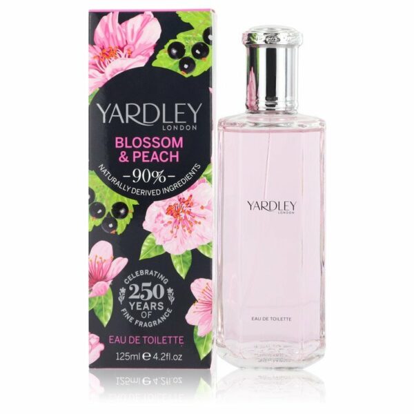 Yardley Blossom & Peach by Yardley London Eau De Toilette Spray 4.2 oz (Women)